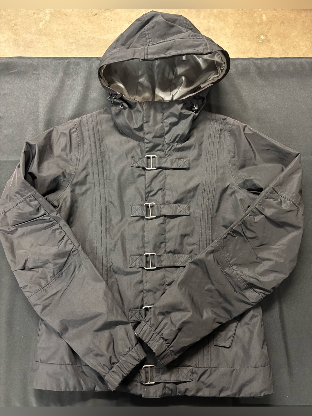 Burton Y2K Black Buckle Snowboard Ski Jacket XS